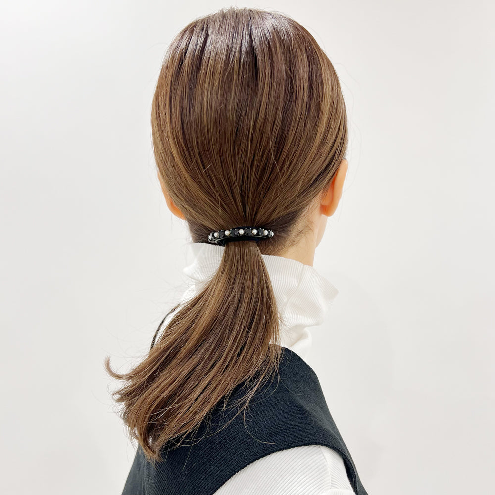 ヘアアクセサリーコレットマルーフ＊稀少＊キャンディポニー＊ブルー系 - lehri.ma