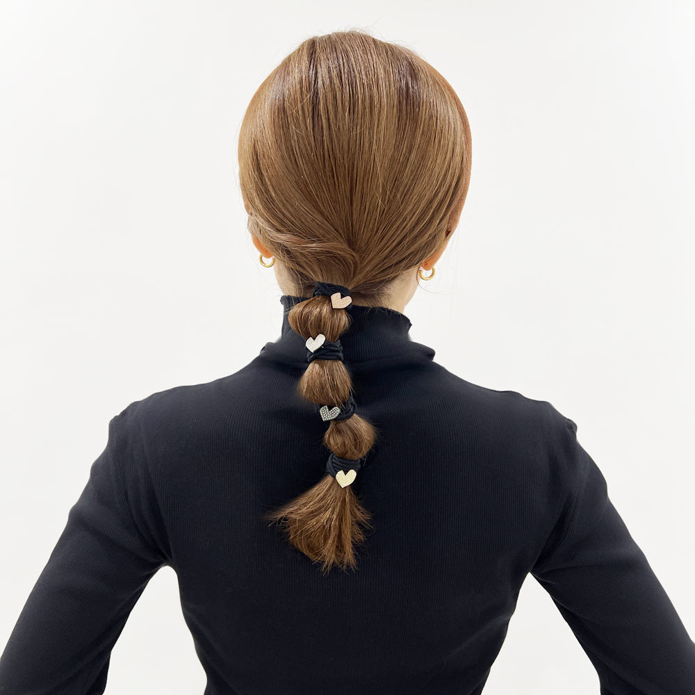 ハート チャーム ウィズ クリスタル