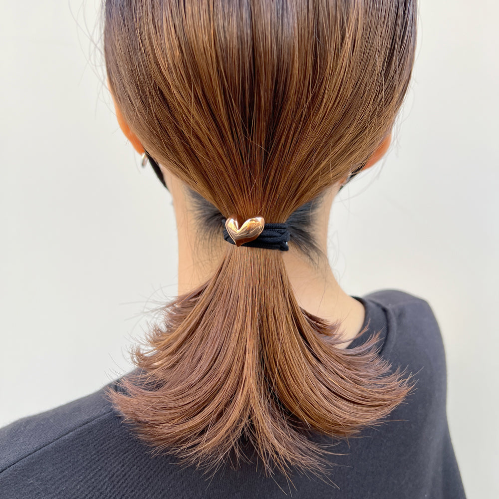 メタル ハートドロップポニー