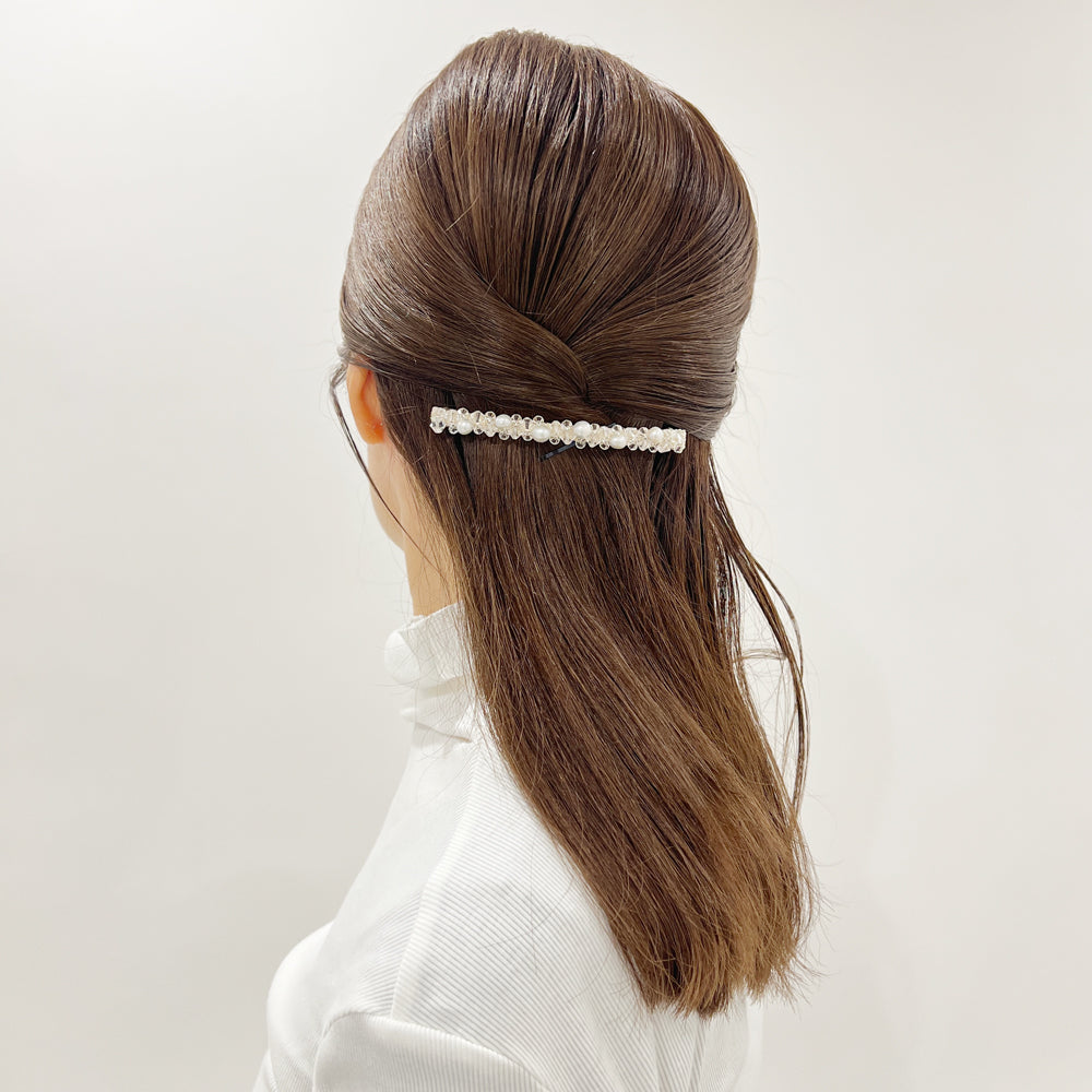 コレットマルーフ/colette malouf】Pearl Society 10cm Barrette 