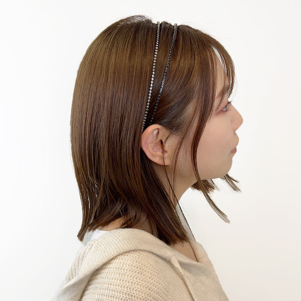 ラインストーン 1/8 ヘッドバンド