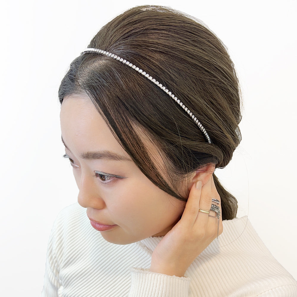 ラインストーン 1/8 ヘッドバンド | THE HAIR BAR TOKYO