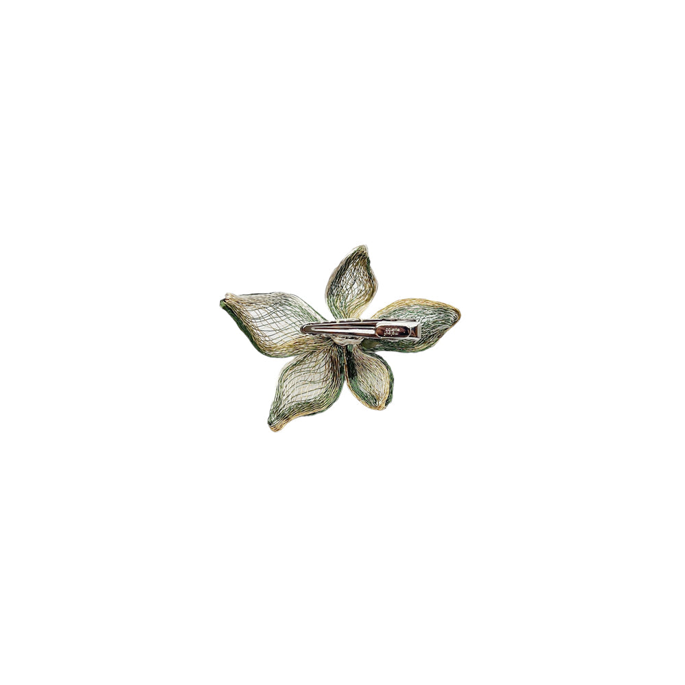 【WEB限定 Mother's Day gift set】メッシュ ウィッカー スモールジョークリップ+メッシュ スモール スパイダー フラワー ビーク クリップ(CAMO)