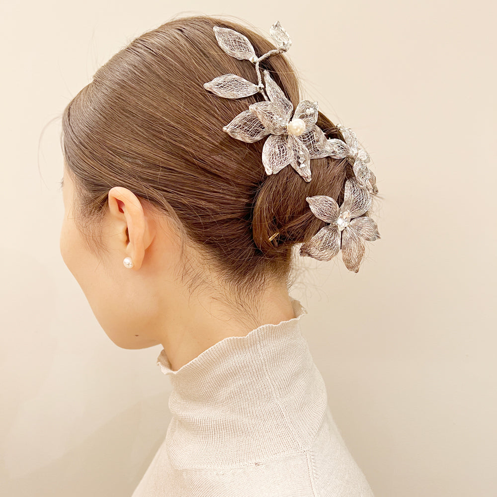 メッシュ ブロッサム ビーク クリップ