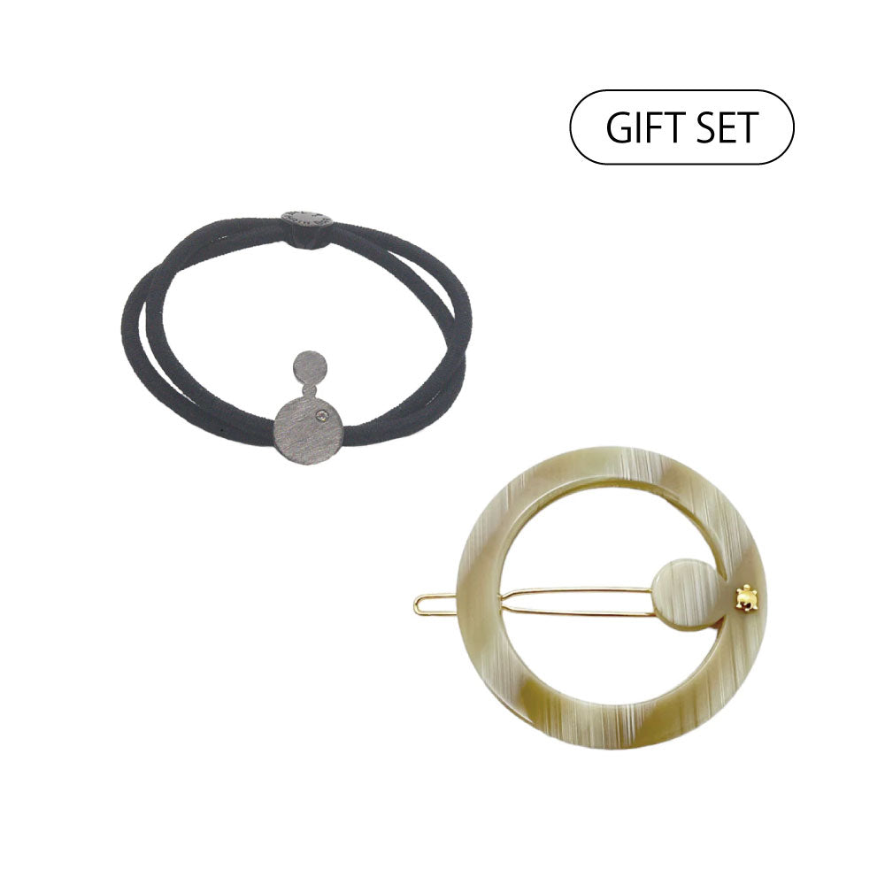 WEB限定GIFT SET/アイコン ポニー+サークル クリップ セット